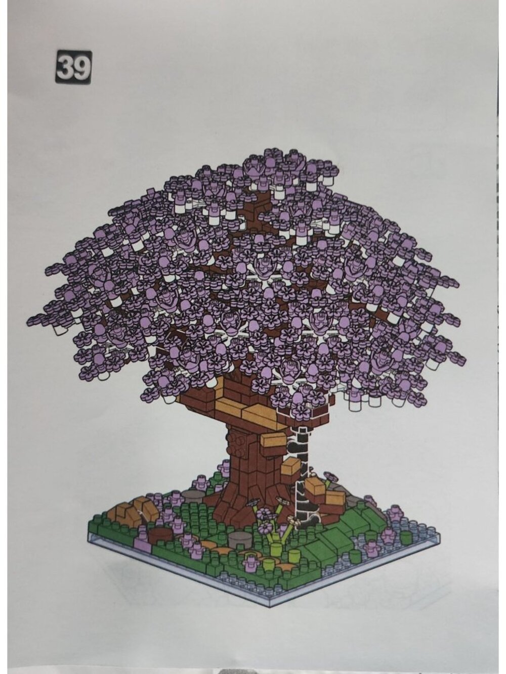 Cherry Blossom Tree Building Set